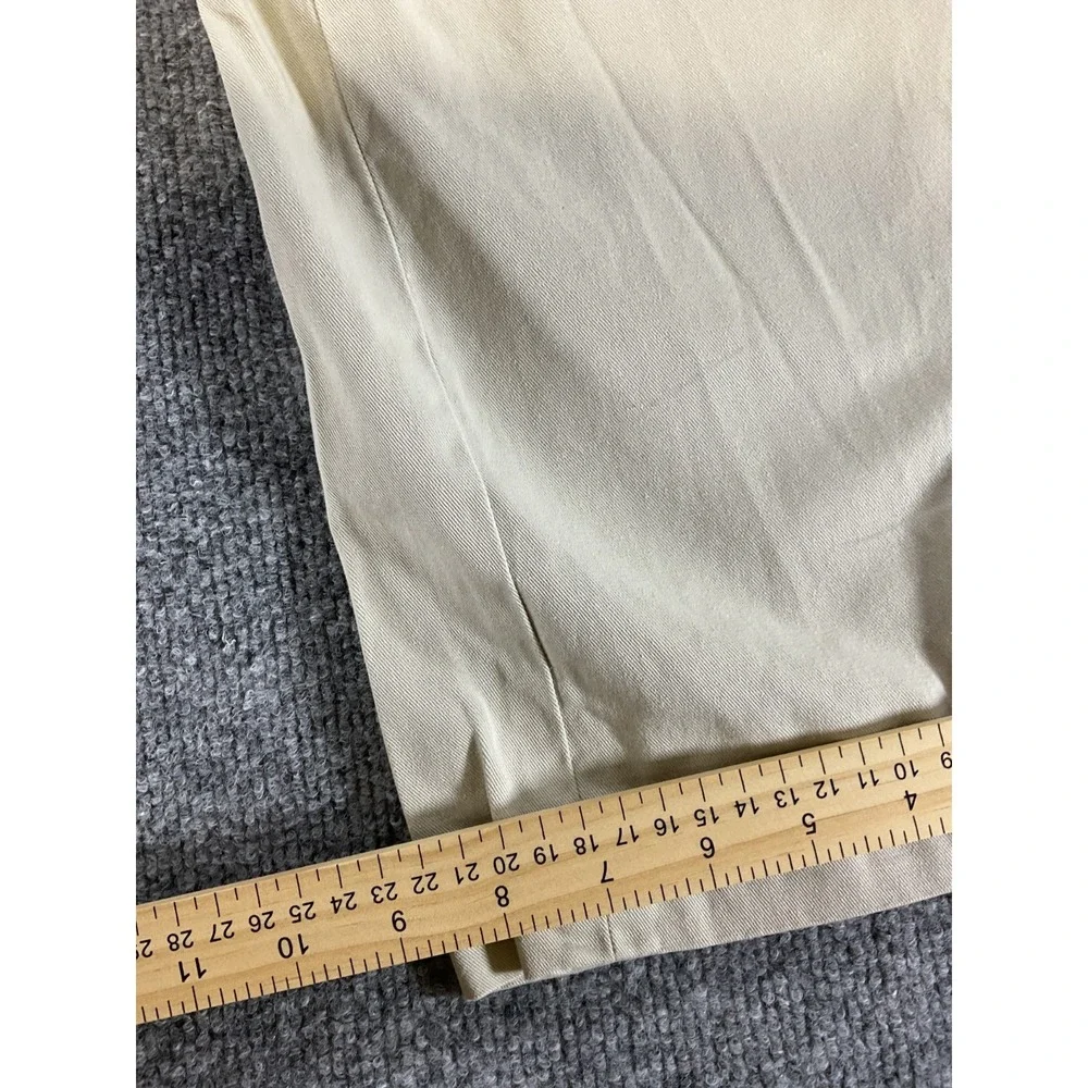 Polo Ralph Lauren Pants 42x32 Khaki Beige Relaxed Fit 100% Cotton Chino Casual M